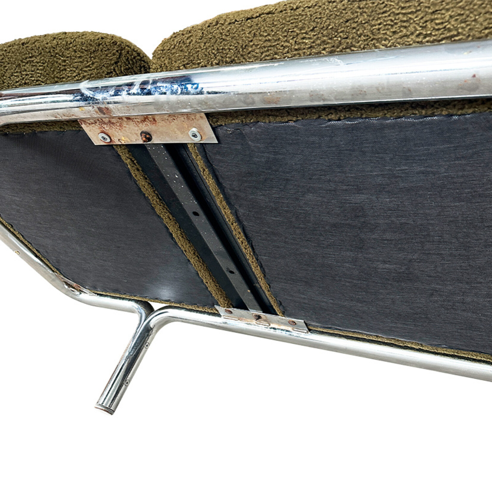 Mid 20th Century Chrome Benches by Brian Kane for Metropolitan Furniture, a Pair