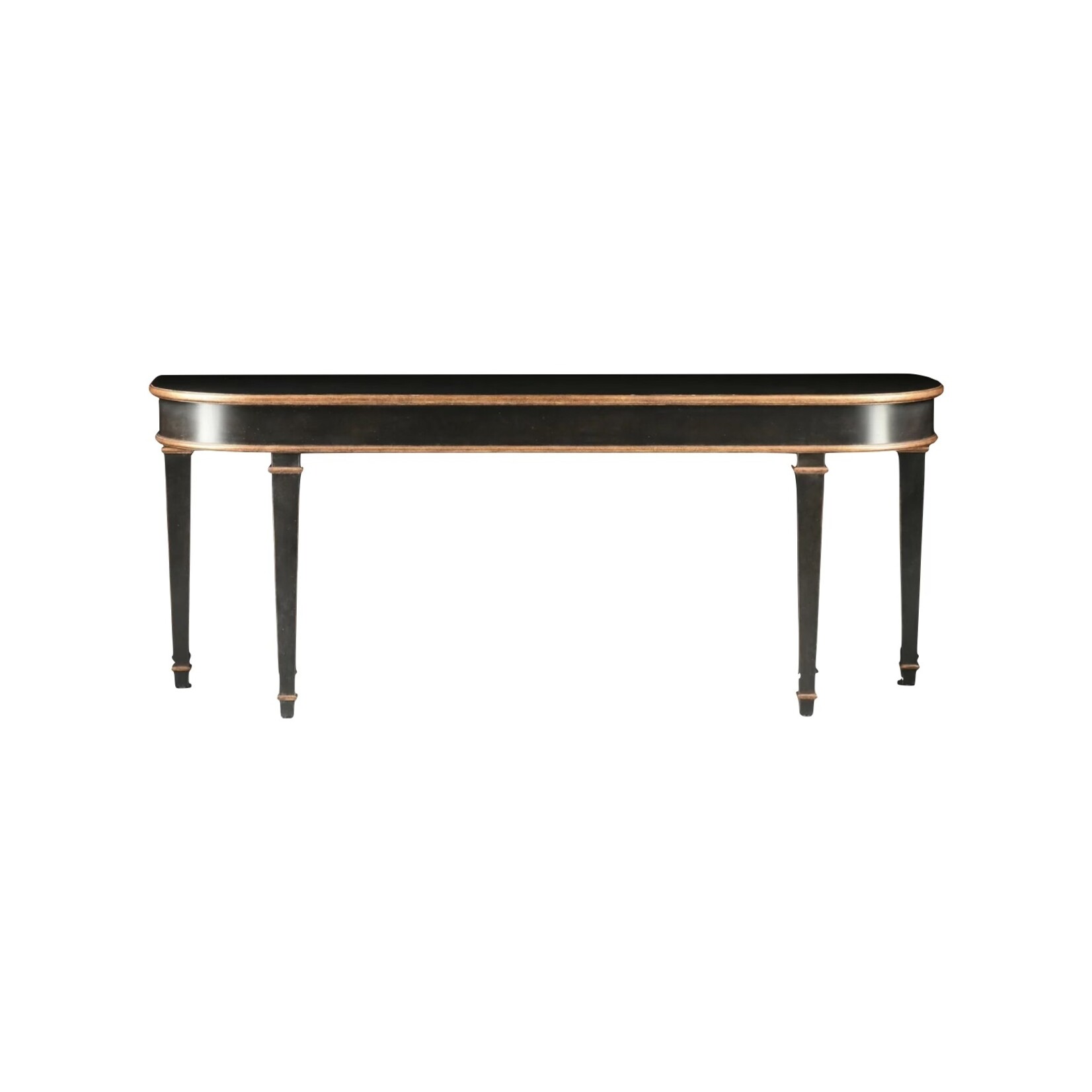 Gilt and Black Lacquer Bespoke Console by Carrocel