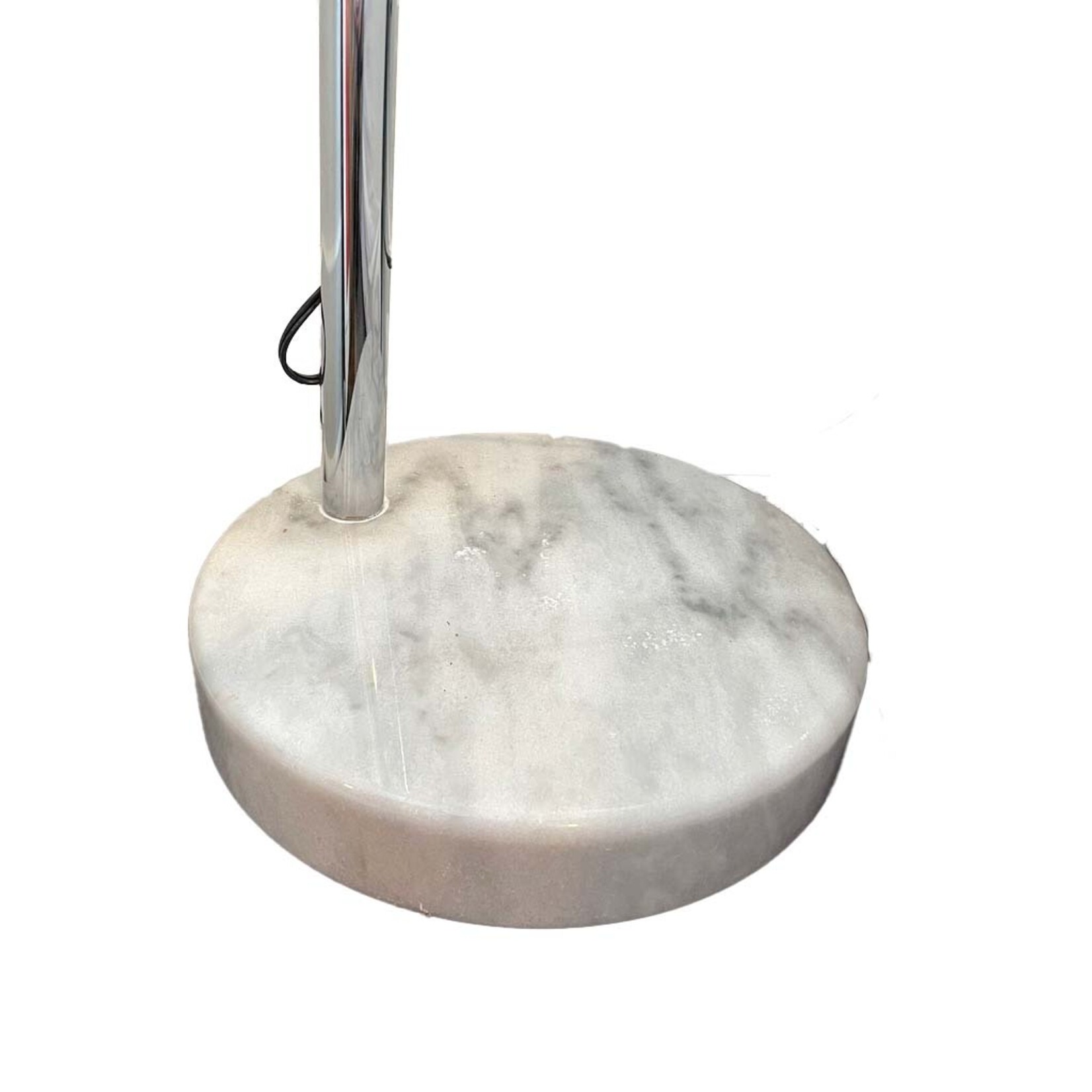 Marble and Chrome Arch Floor Lamp