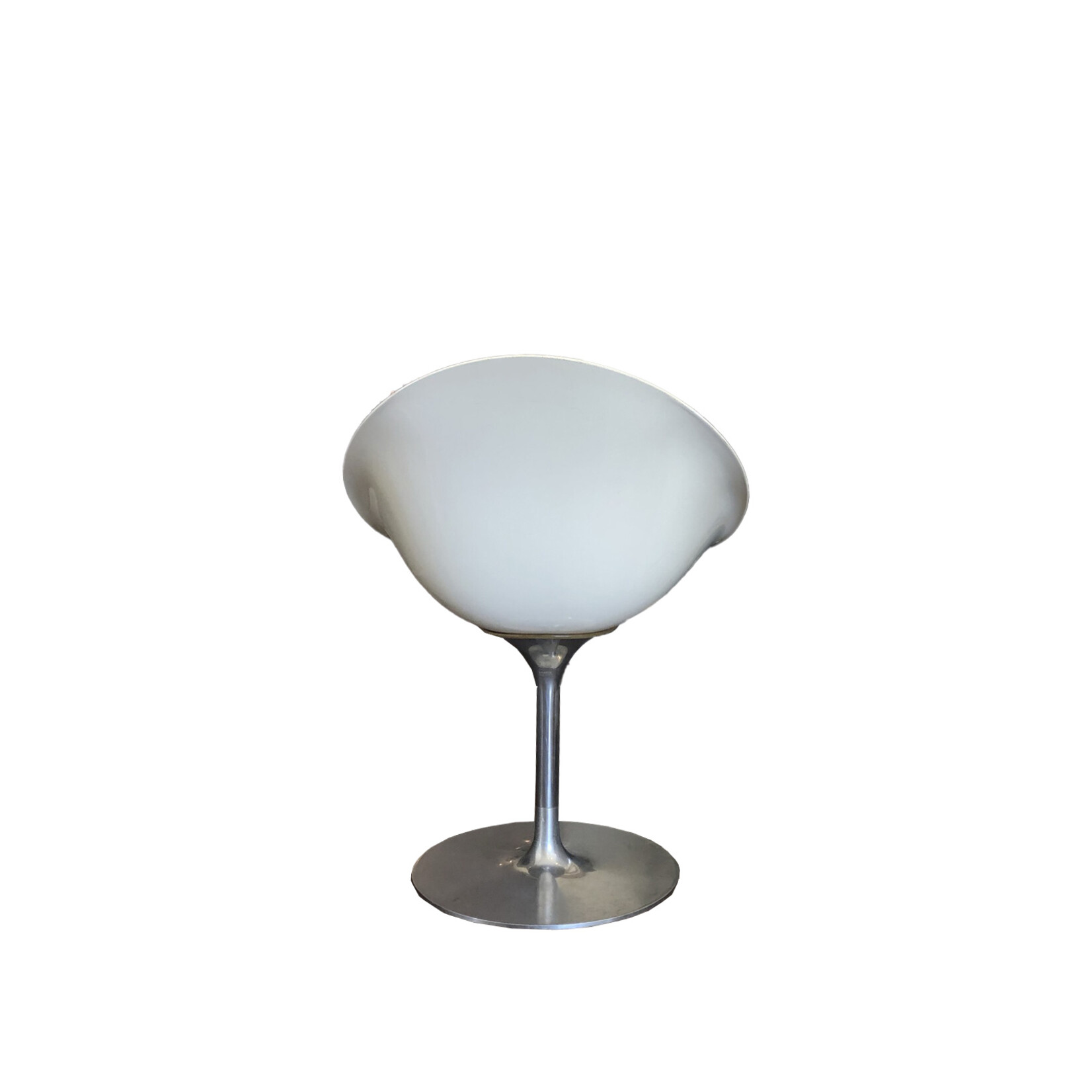 Philippe Starck for Kartell White Eros Swivel Italian Chairs, Set of 2