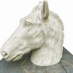 Vintage Horse Head Sculpture Fashioned after a Carousel Horse