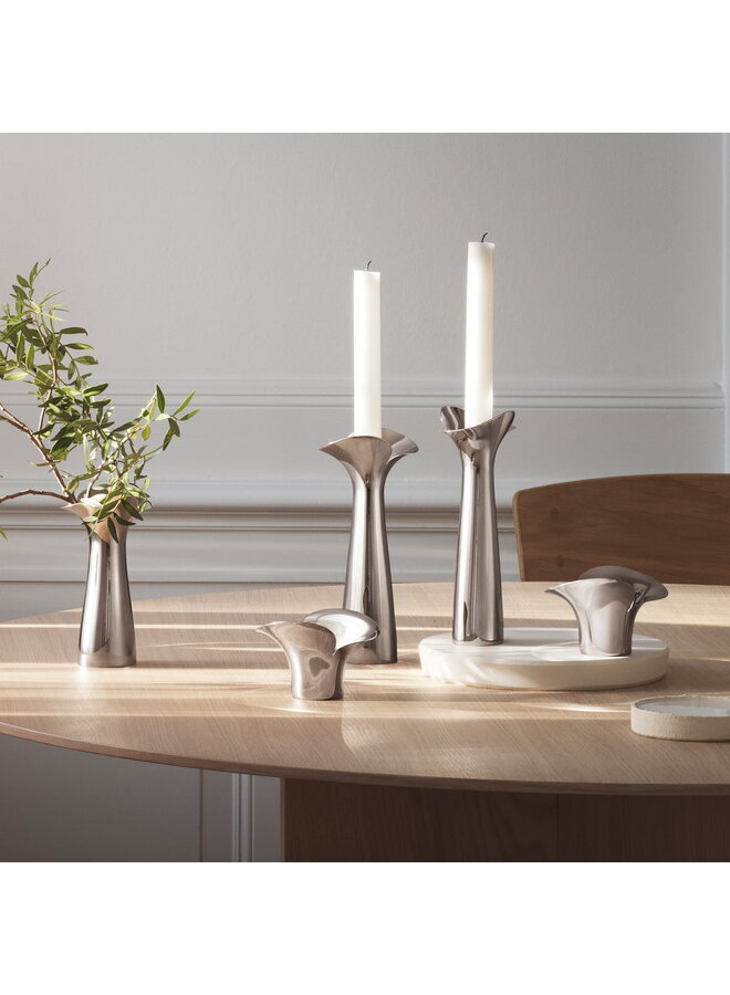 GEORG JENSEN BLOOM BOTANICA VASE – SMALL STAINLESS STEEL VASE