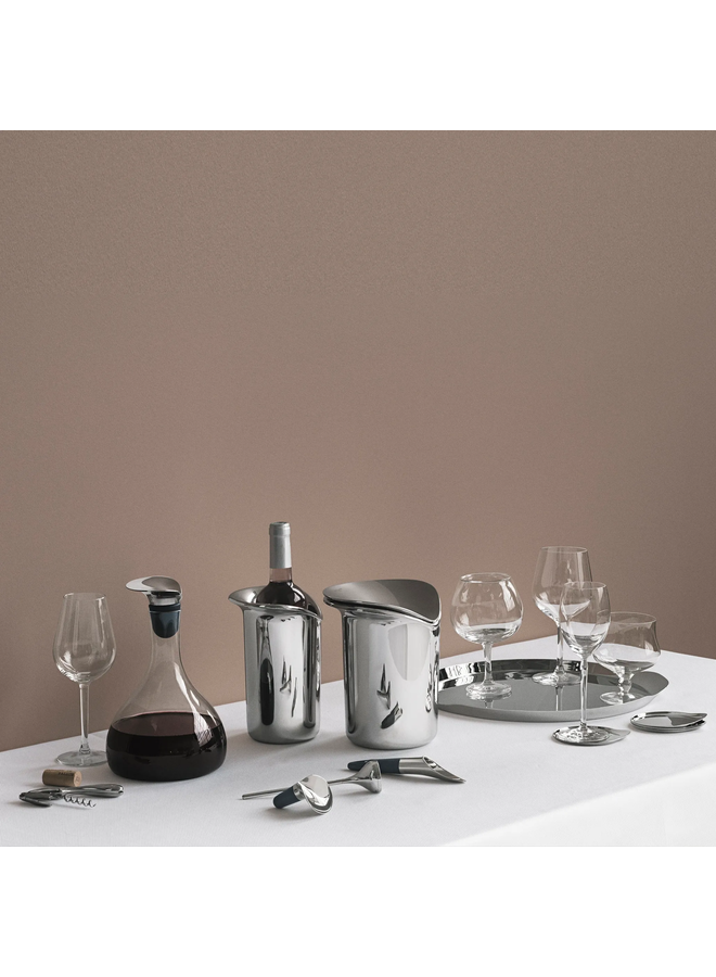 GEORG JENSEN WINE COASTERS SET (4PCS)