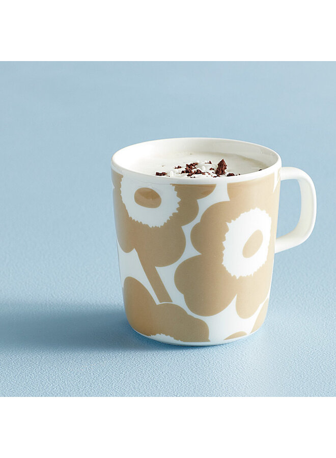MARIMEKKO UNIKKO MUG 2.5DL – WHITE/BEIGE