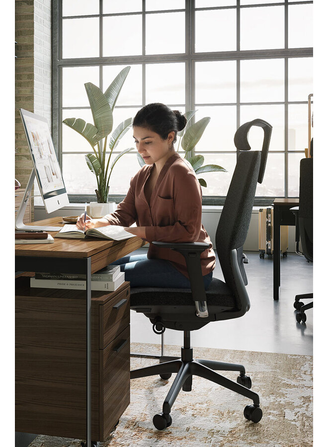BDI CODA 3521 OFFICE TASK CHAIR – BLACK