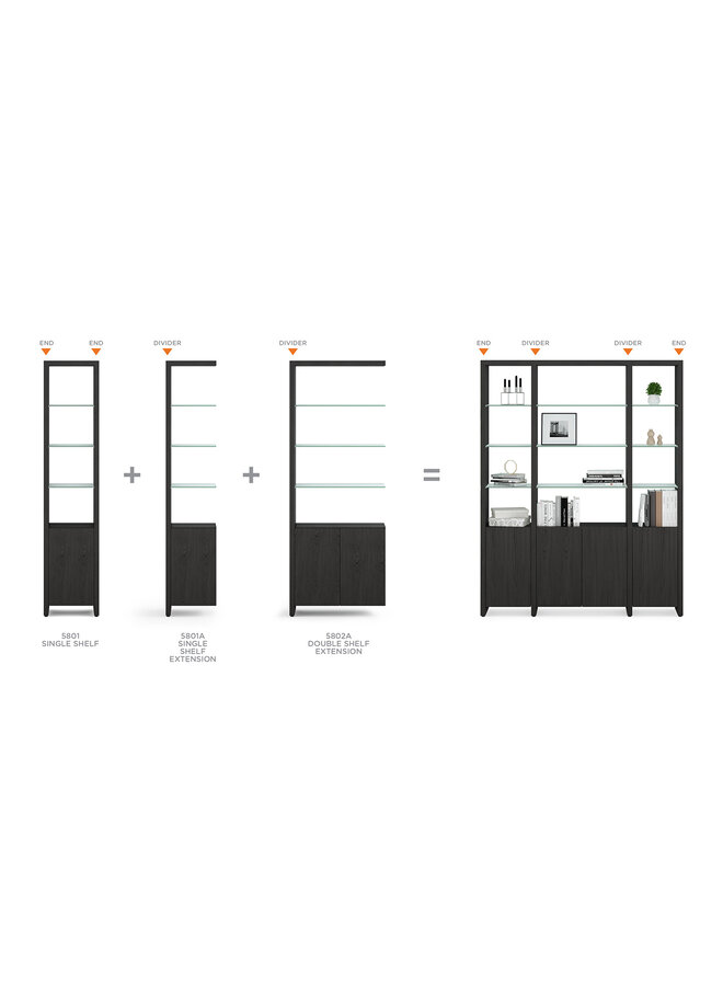 BDI LINEA 5801 SINGLE SHELF