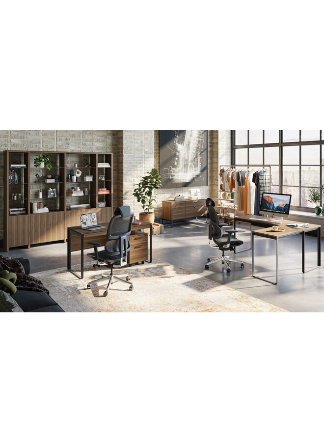 BDI LINEA 5802 DOUBLE SHELF – 33"