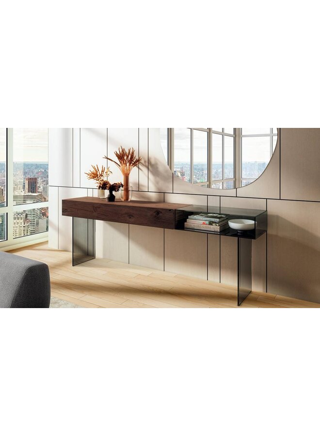 LAGO 36E8 GLASS CONSOLE