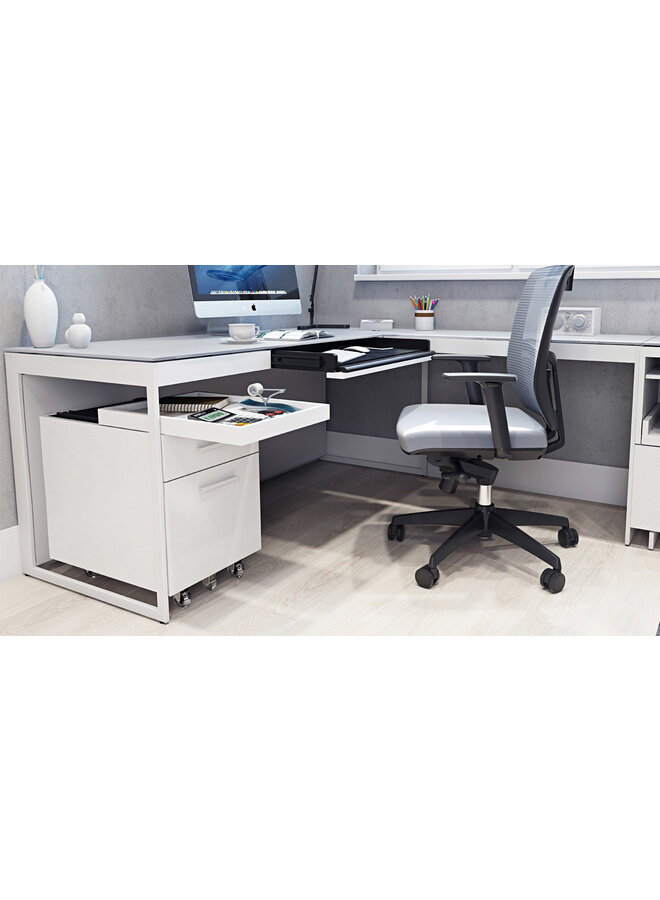 BDI CENTRO 6407 MOBILE FILE STORAGE CABINET
