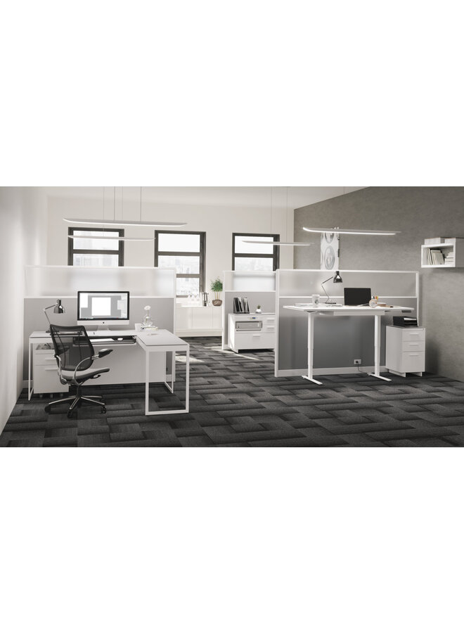 CENTRO 6416 WHITE LATERAL FILE STORAGE CABINET