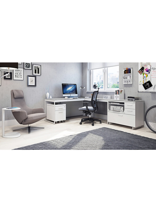 CENTRO 6416 WHITE LATERAL FILE STORAGE CABINET
