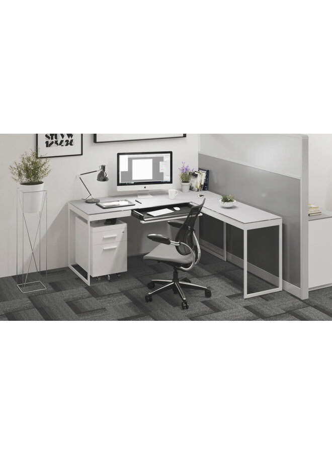 BDI CENTRO 6416 LATERAL FILE STORAGE CABINET – WHITE