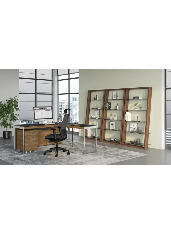 BDI EILEEN 5166 LEANING GLASS SHELF