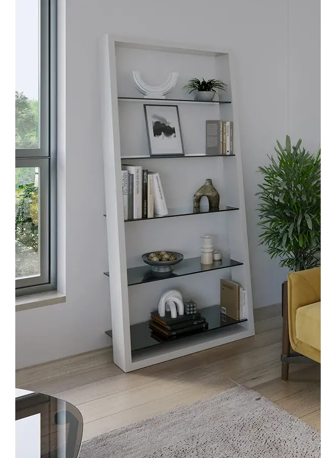 BDI EILEEN 5166 LEANING GLASS SHELF
