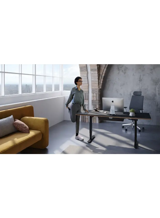 SEQUEL 6152 LARGE EXECUTIVE ADJUSTABLE STANDING DESK