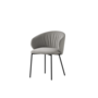 TUKA SOFT METAL LEG DINING CHAIR