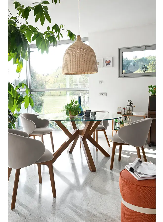CONNUBIA MIKADO ROUND DINING TABLE