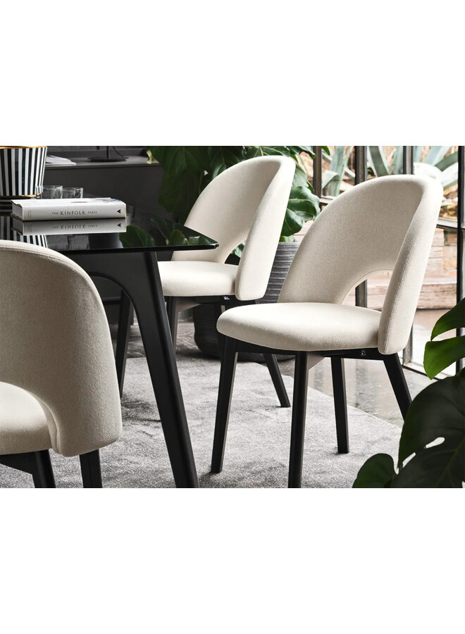 TUKA WOOD BASE DINING CHAIR