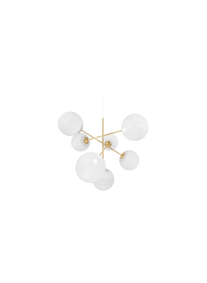 GLOBE LARGE LED CHANDELIER – OPAL