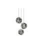 PUFF PENDANT TRIO ROUND STAINLESS STEEL