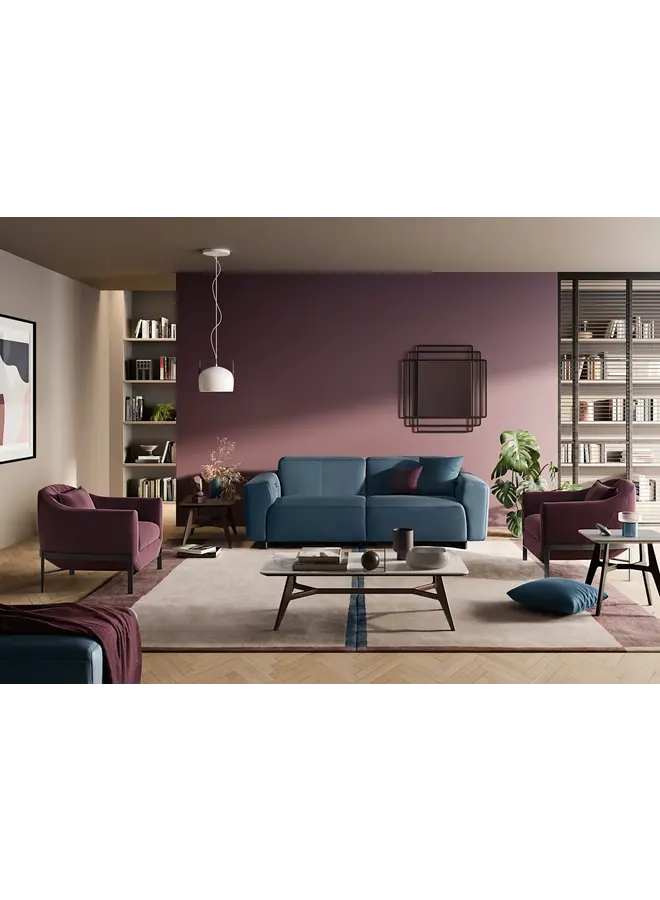 NATUZZI EDITIONS MODUS RECLINER SOFA