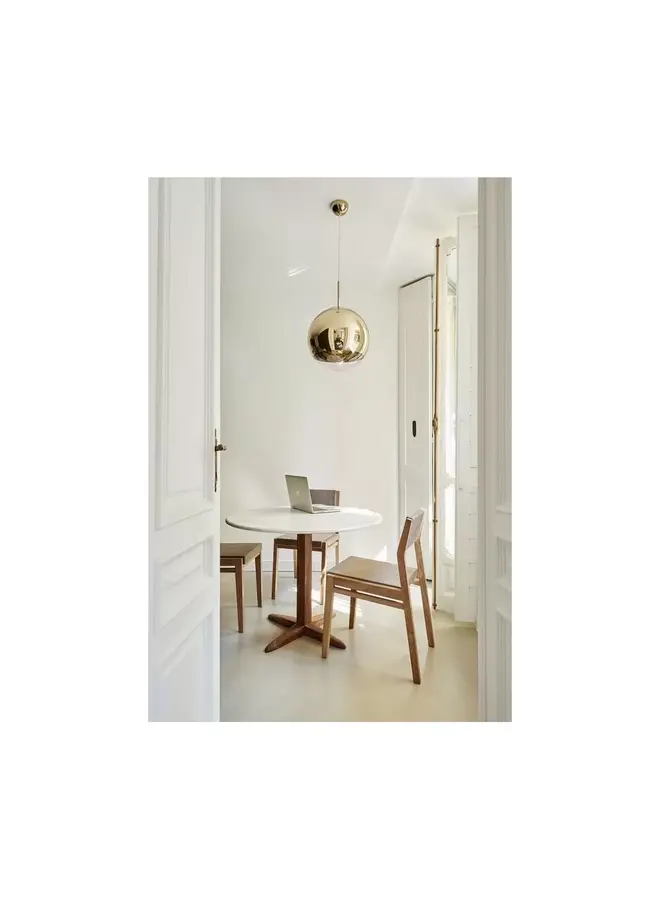 MIRROR BALL PENDANT GOLD 20CM