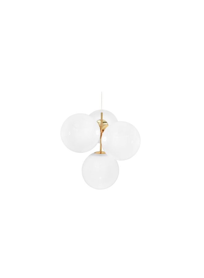 GLOBE CHANDELIER OPAL SMALL