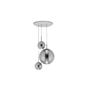 TOM DIXON GLOBE PENDANT TRIO ROUND – SILVER