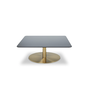TOM DIXON FLASH SQUARE SIDE TABLE – BRASS
