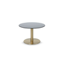TOM DIXON FLASH CIRCLE SIDE TABLE – BRASS