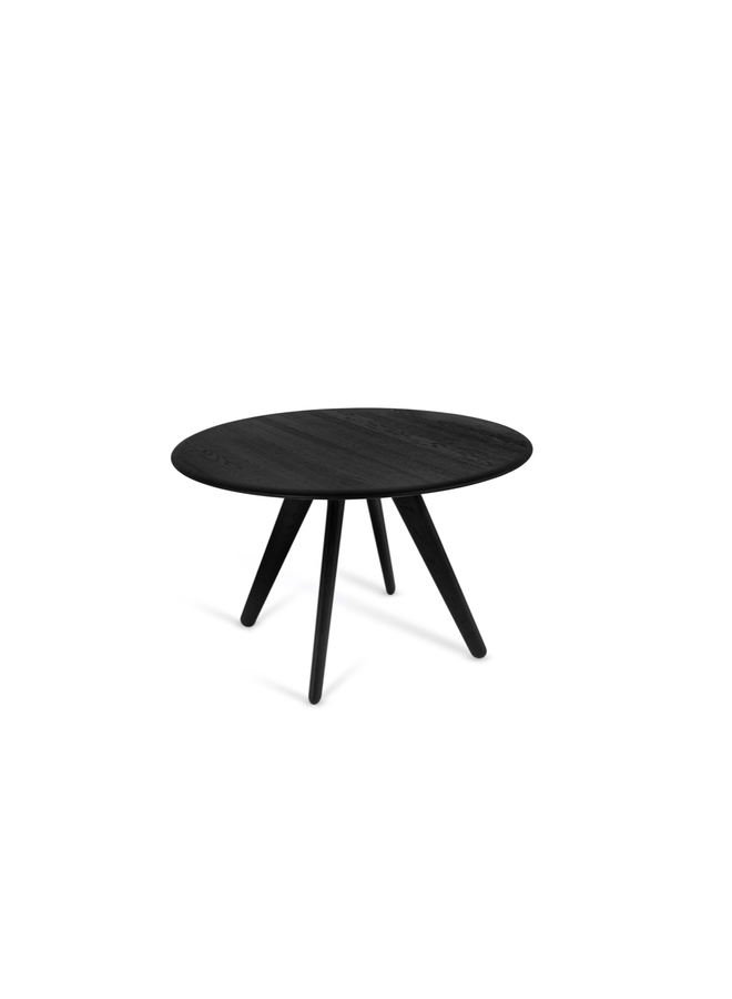 SLAB ROUND TABLE 120 BLACK
