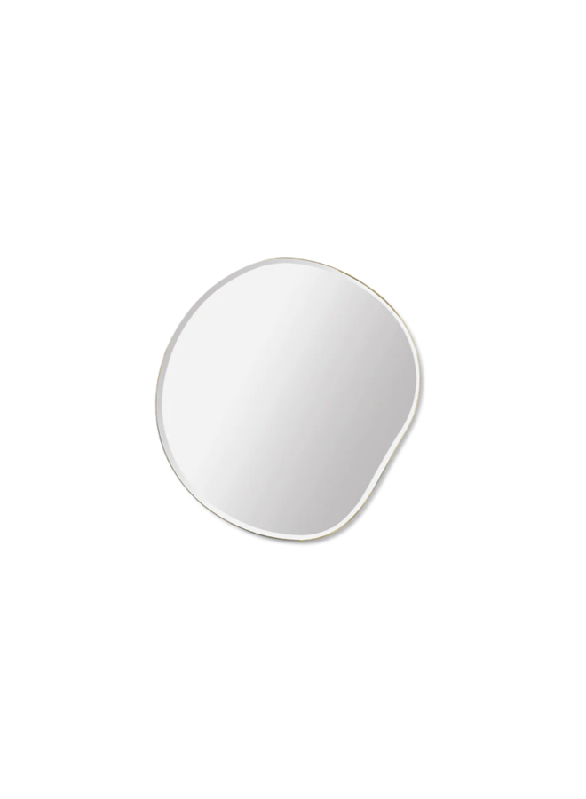 POND MIRROR SMALL BRASS