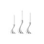 COBRA CANDLEHOLDER SET, 3 PCS