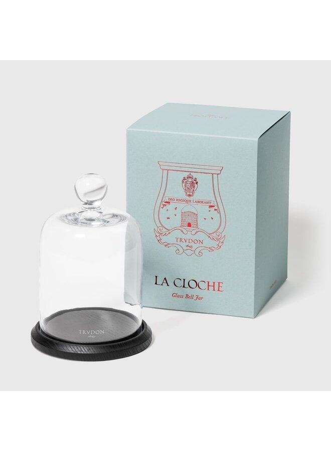TRUDON DISPLAY BELL GLASS JAR FOR 270G CANDLE
