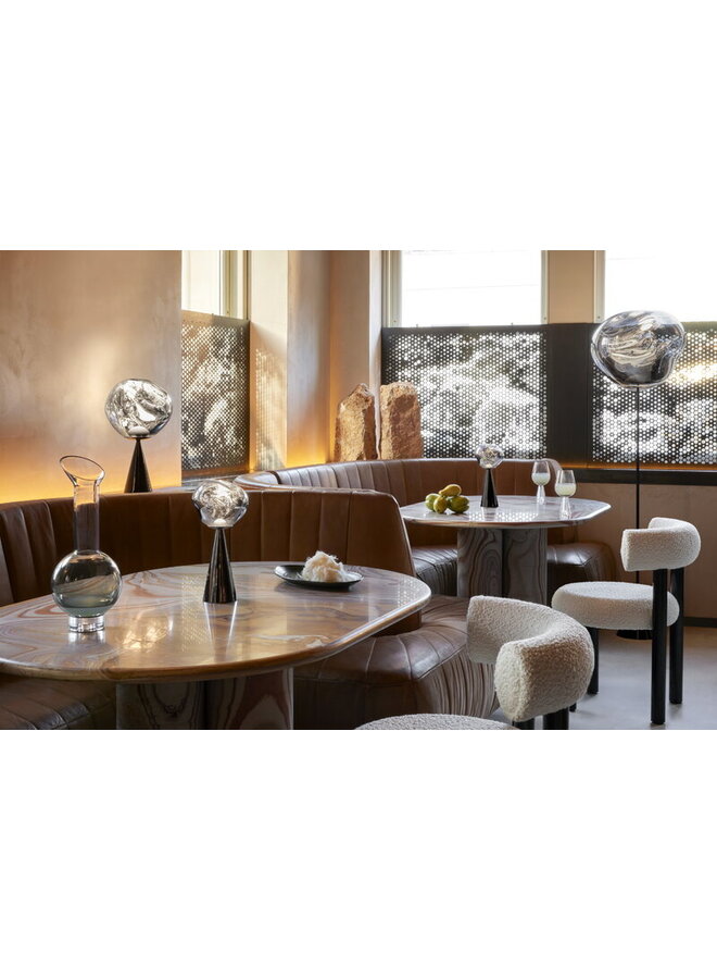 TOM DIXON MELT SMALL PORTABLE TABLE LAMP – BLACK