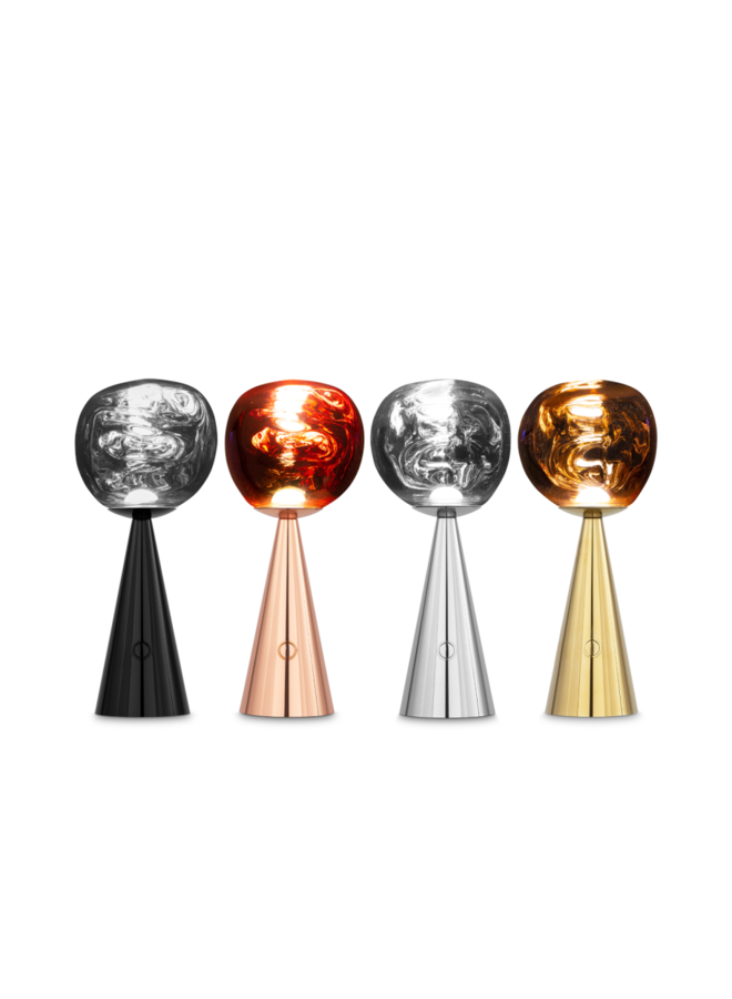 TOM DIXON MELT PORTABLE LIGHT SMALL – SILVER