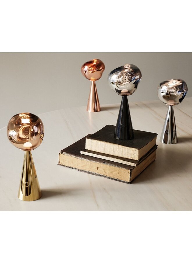 TOM DIXON MELT PORTABLE LIGHT SMALL – SILVER