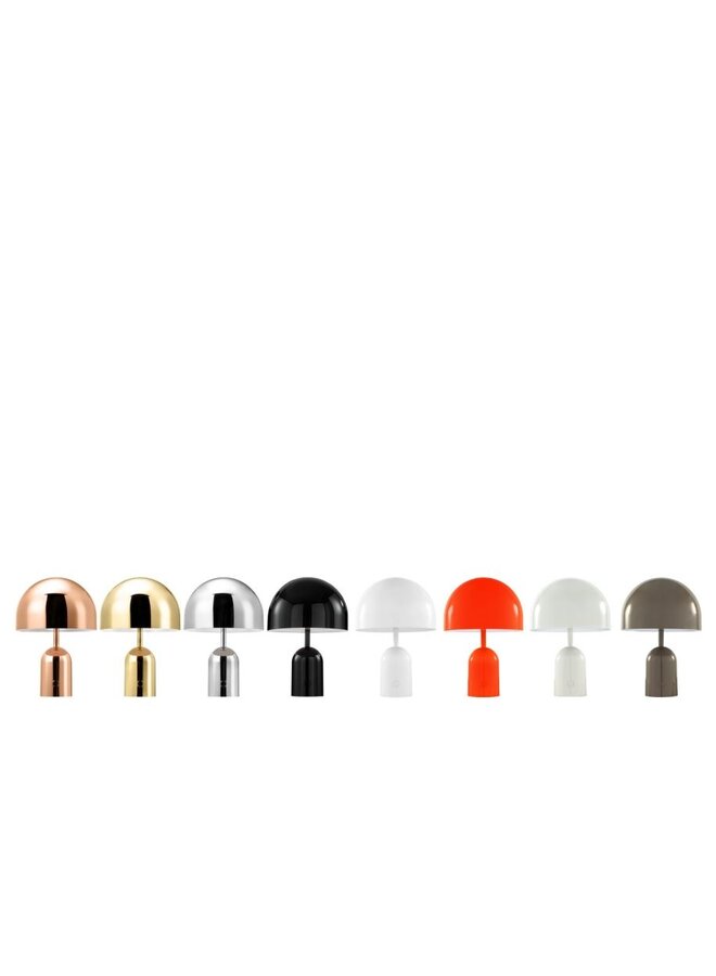 TOM DIXON BELL SMALL PORTABLE TABLE LAMP – COPPER