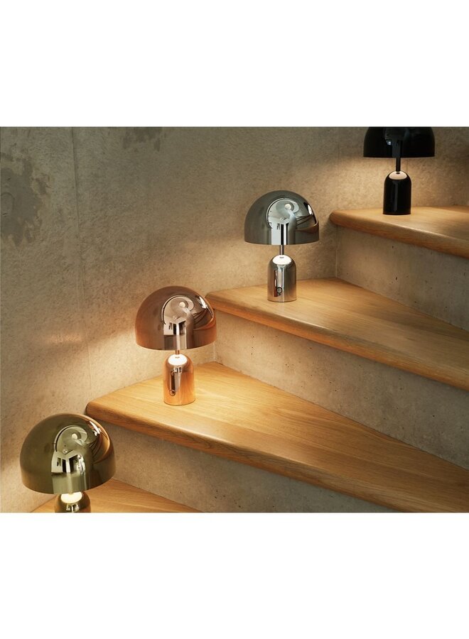 TOM DIXON BELL SMALL PORTABLE TABLE LAMP – COPPER