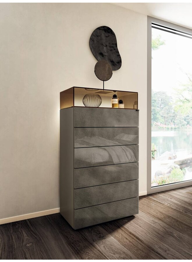 LAGO 36E8 GLASS DRESSER