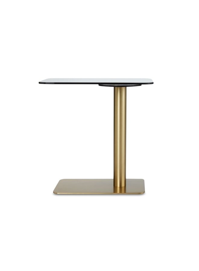 FLASH TABLE RECTANGLE BRASS