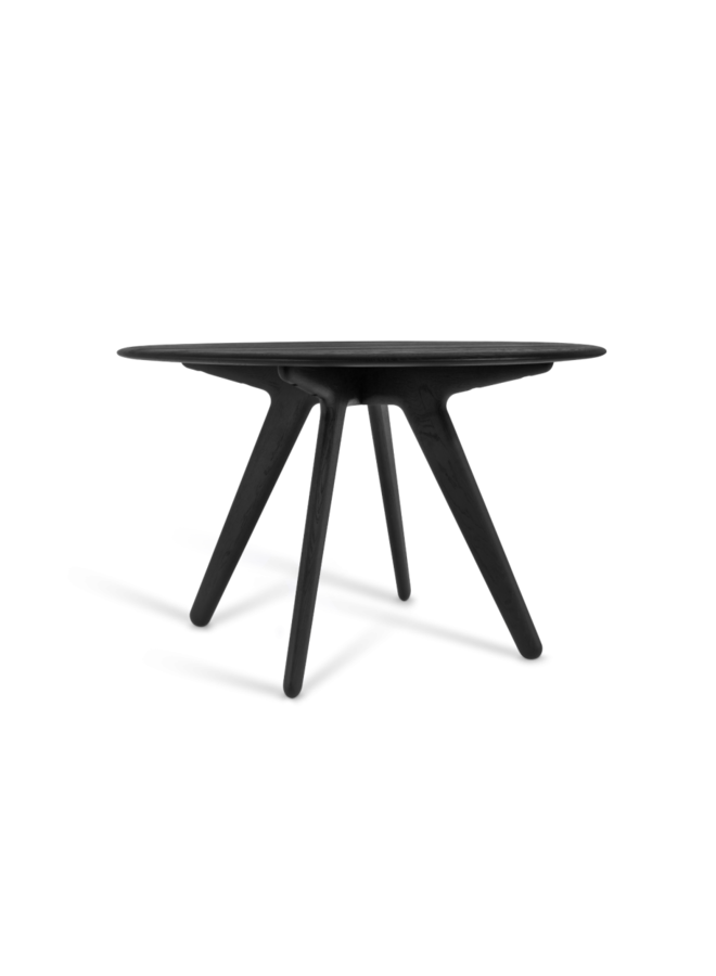 SLAB ROUND TABLE 120 BLACK