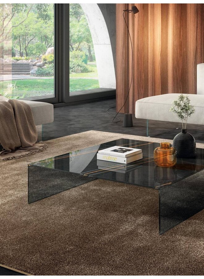 LAGO UP GLASS COFFEE TABLE