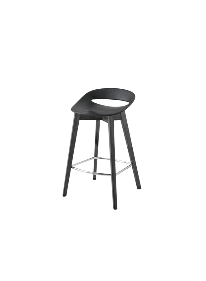 COSMOPOLITAN WOOD LEG COUNTER STOOLS