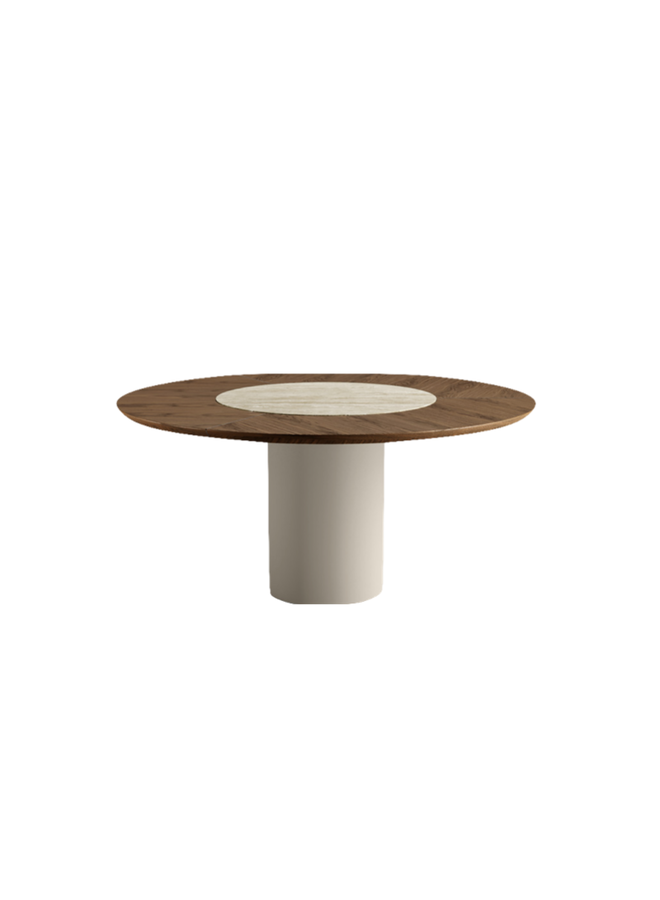 CILINDRO TOP LEGNO DINING TABLE