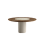 EFORMA CILINDRO TOP LEGNO DINING TABLE