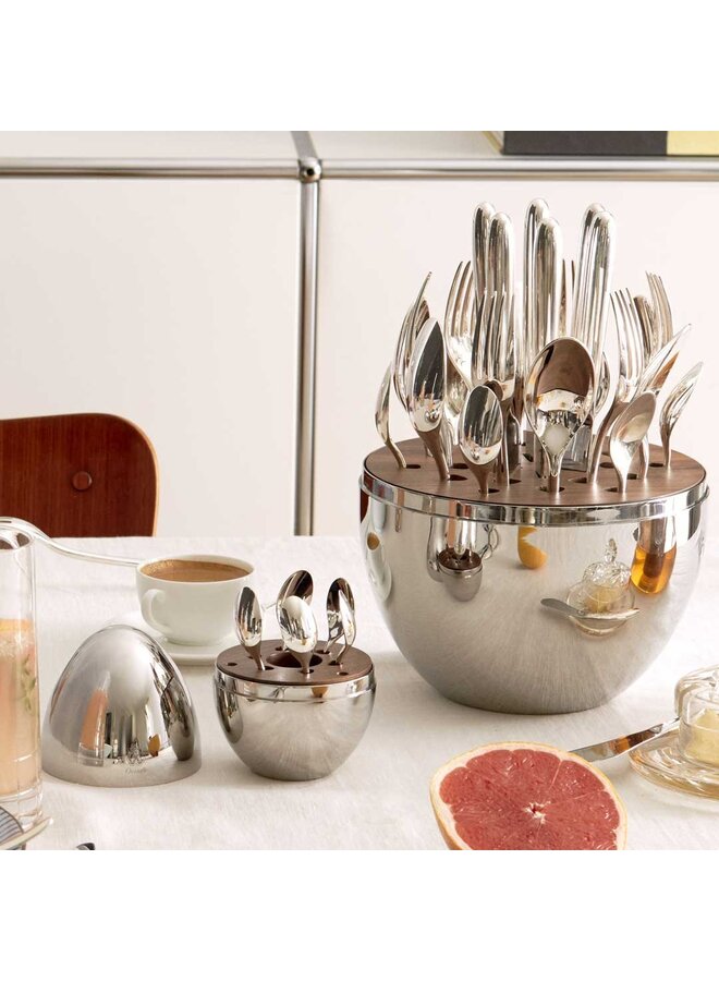 SET FOR 6 PEOPLE (24 PIECES) MOOD SILVER PLATED