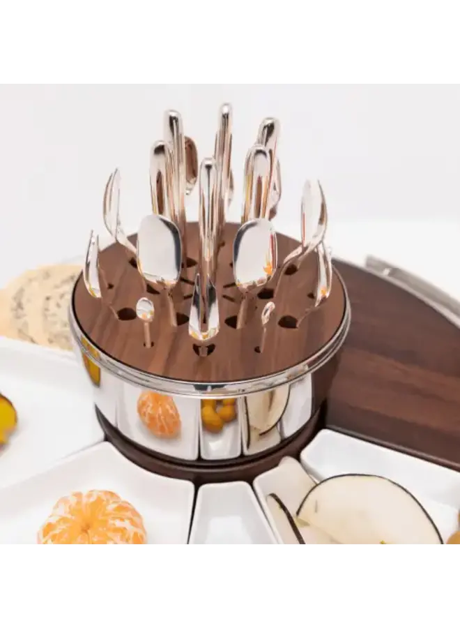 SET OF APERITIF FLATWARE MOOD PARTY SILVER PLATED