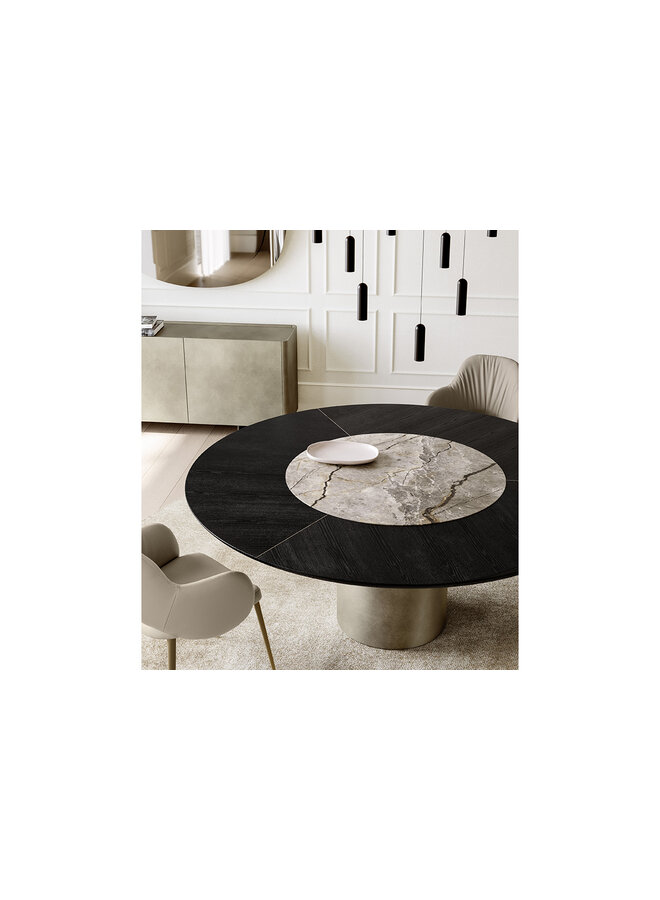EFORMA CILINDRO TOP LEGNO DINING TABLE