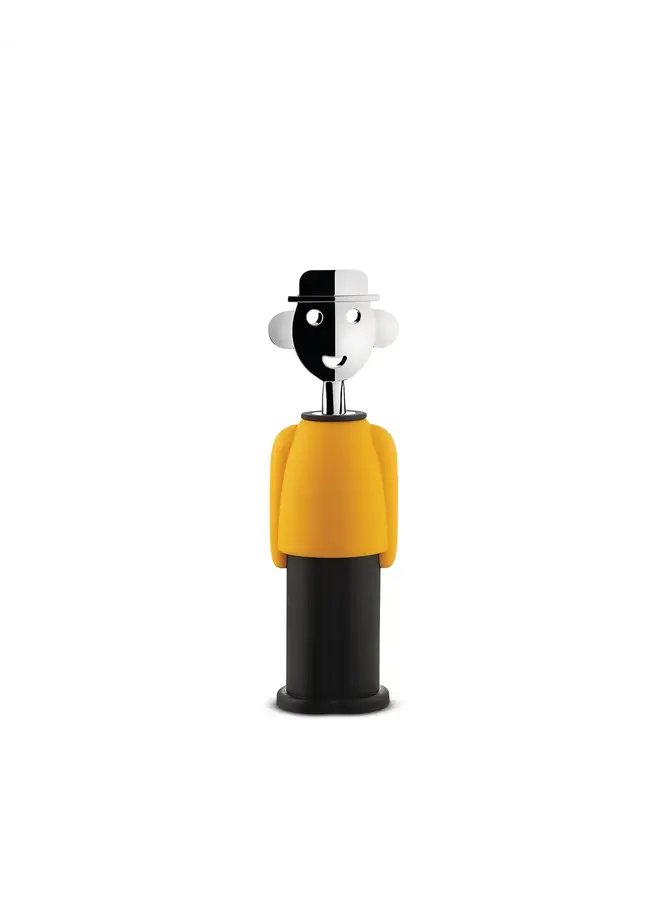ALESSI ALESSANDRO M. CORKSCREW – YELLOW & BLACK